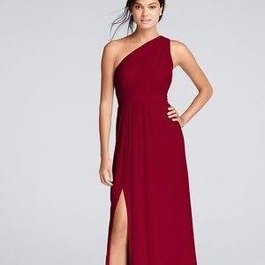 Floor-length bridesmaid dress